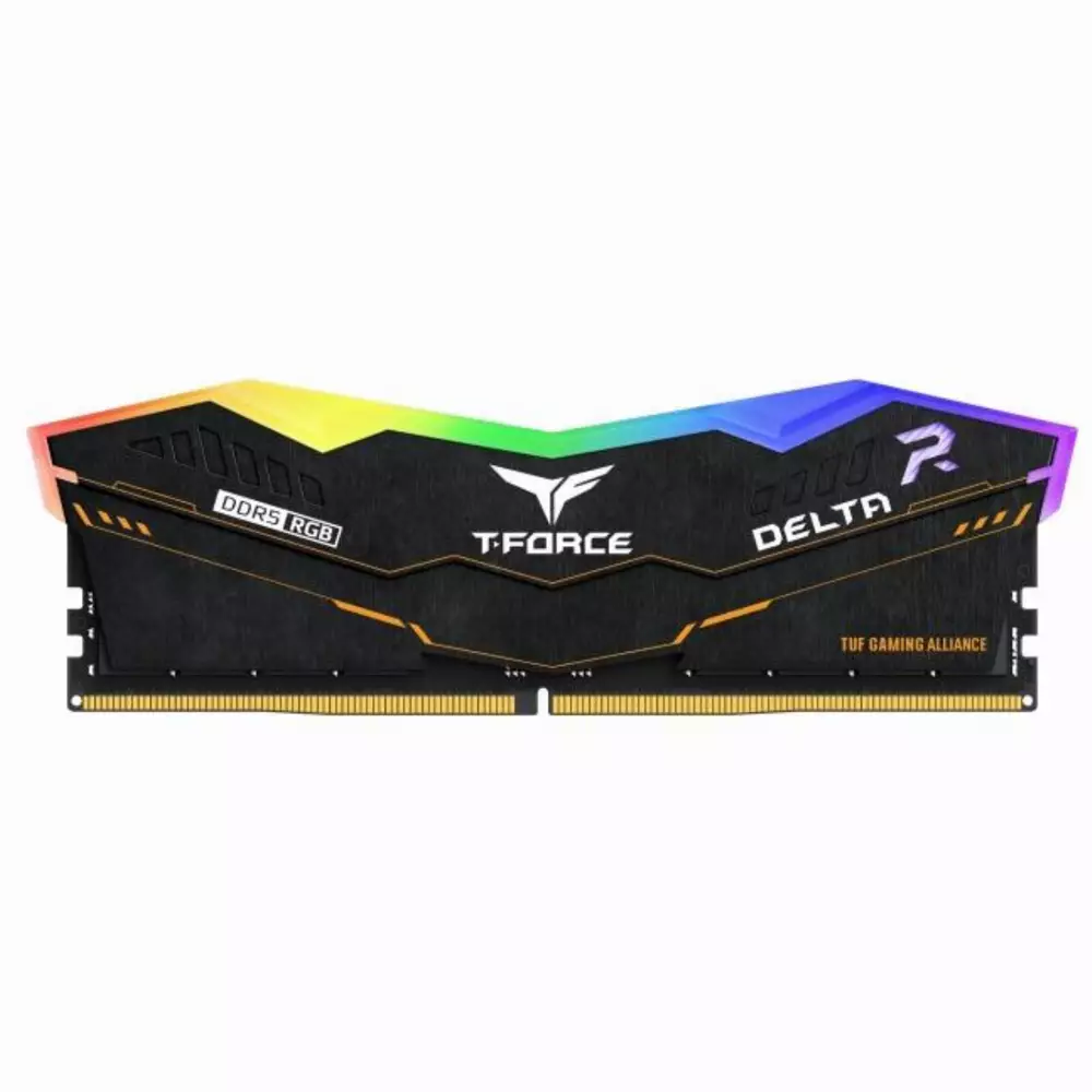 Памет Team Group T-Force Delta RGB TUF Black DDR5 32GB (2x16GB) 5200MHz CL40 - FF5D532G5200HC40CDC01