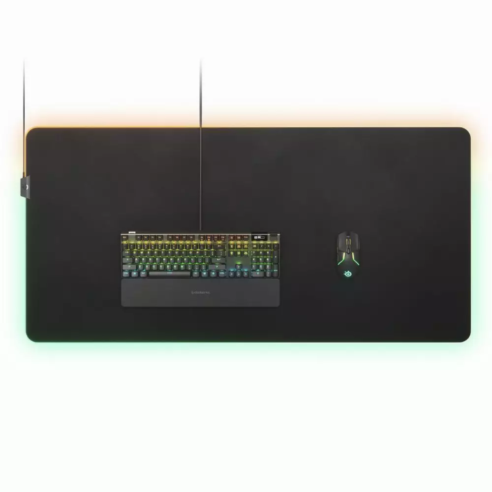 Геймърски пад SteelSeries QcK Prism Cloth 3XL RGB Black