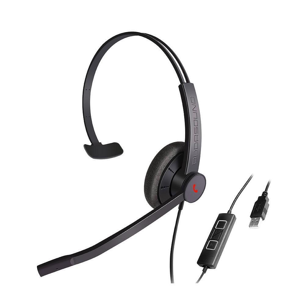 Слушалки Addasound EPIC 301 Mono UC Black
