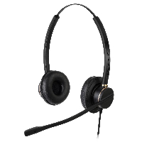 Слушалки Addasound Crystal 2872 Duo UC Black