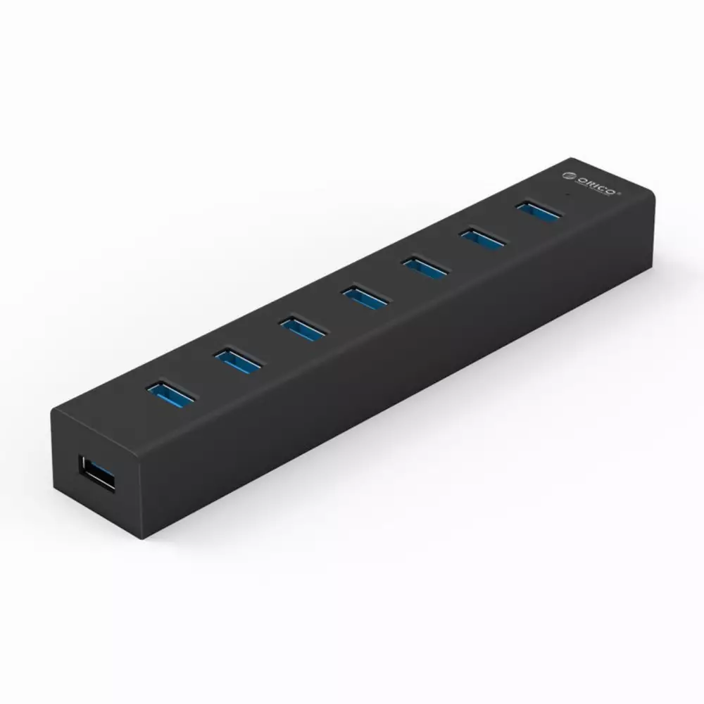 USB хъб Orico H7013-U3-BK USB3.0 HUB 7 port Black 