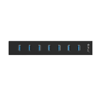 USB хъб Orico H7013-U3-BK USB3.0 HUB 7 port Black 