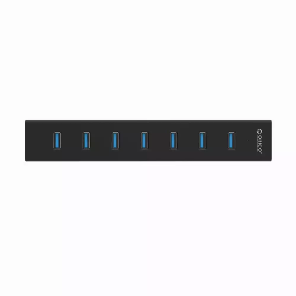 USB хъб Orico H7013-U3-BK USB3.0 HUB 7 port Black 