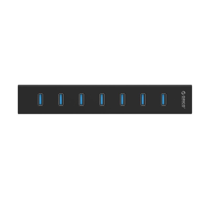 USB хъб Orico H7013-U3-BK USB3.0 HUB 7 port Black 