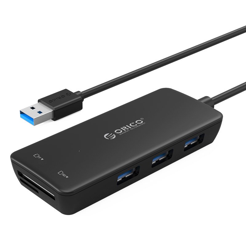 USB хъб Orico H3TS-U3-V1 USB3.0 HUB 3 port + Card Reader