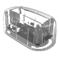 Докинг станция Orico 6139C3-EU-CR Storage HDD/SSD Dock 2.5/3.5" Type-C Transparent