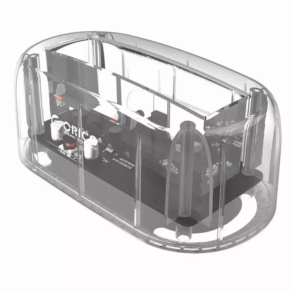 Докинг станция Orico 6139C3-EU-CR Storage HDD/SSD Dock 2.5/3.5" Type-C Transparent