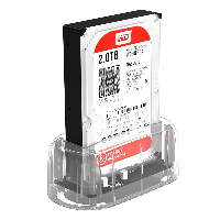 Докинг станция Orico 6139C3-EU-CR Storage HDD/SSD Dock 2.5/3.5" Type-C Transparent