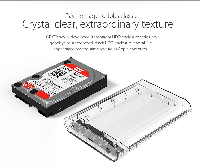 Външна кутия за диск Orico 3139U3 Storage Case 3.5" USB3.0 Тransparent