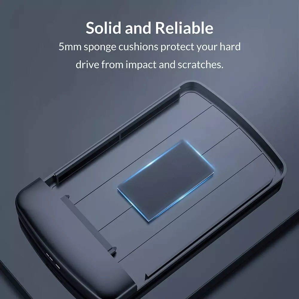 Външна кутия за диск Orico 2020U3-BK Storage Case 2.5" USB3.0