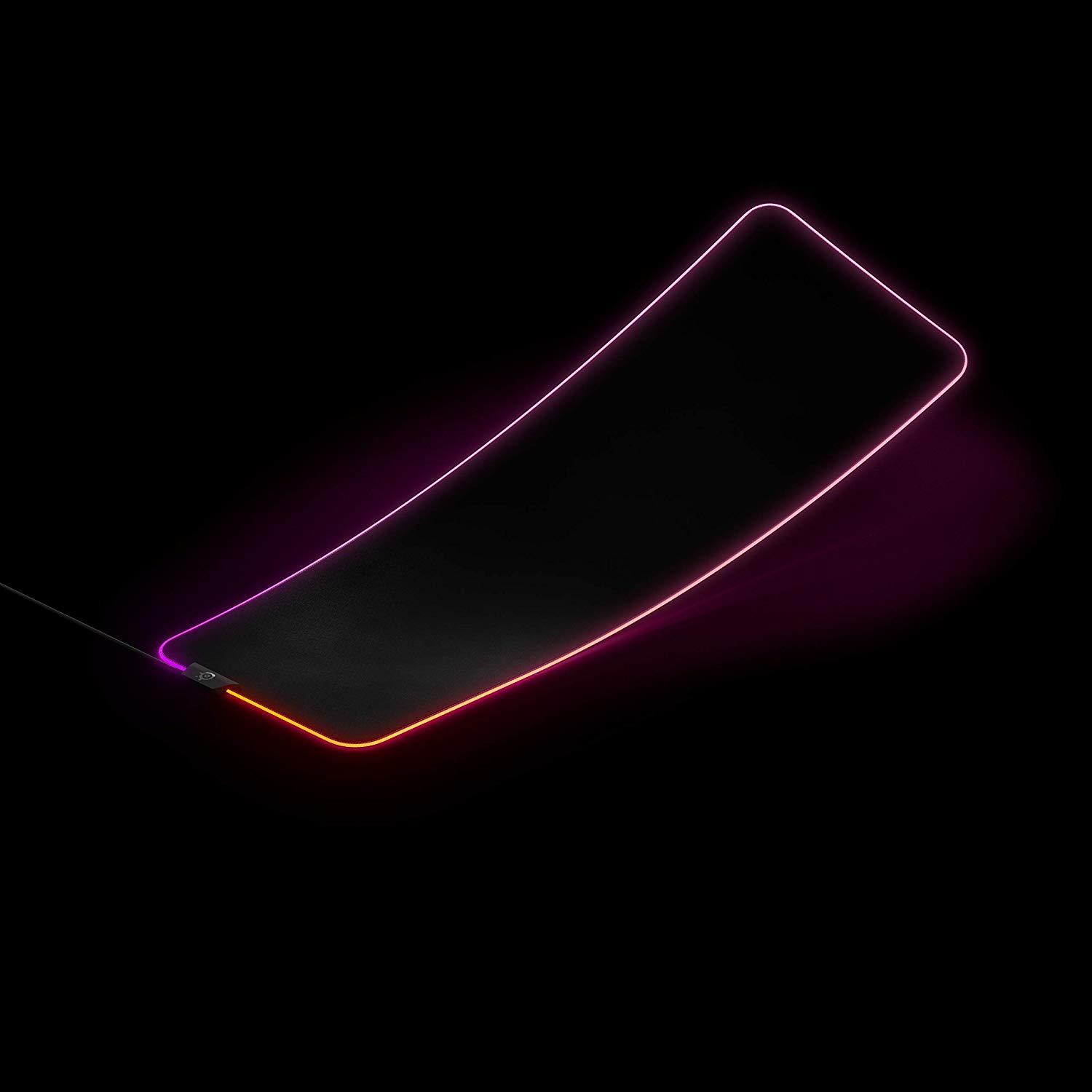 Геймърски пад SteelSeries QcK Prism Cloth XXL RGB Black