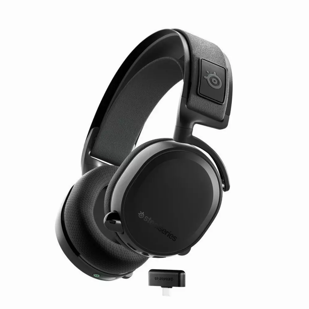 Геймърски слушалки SteelSeries Arctis 7+ Wireless Black