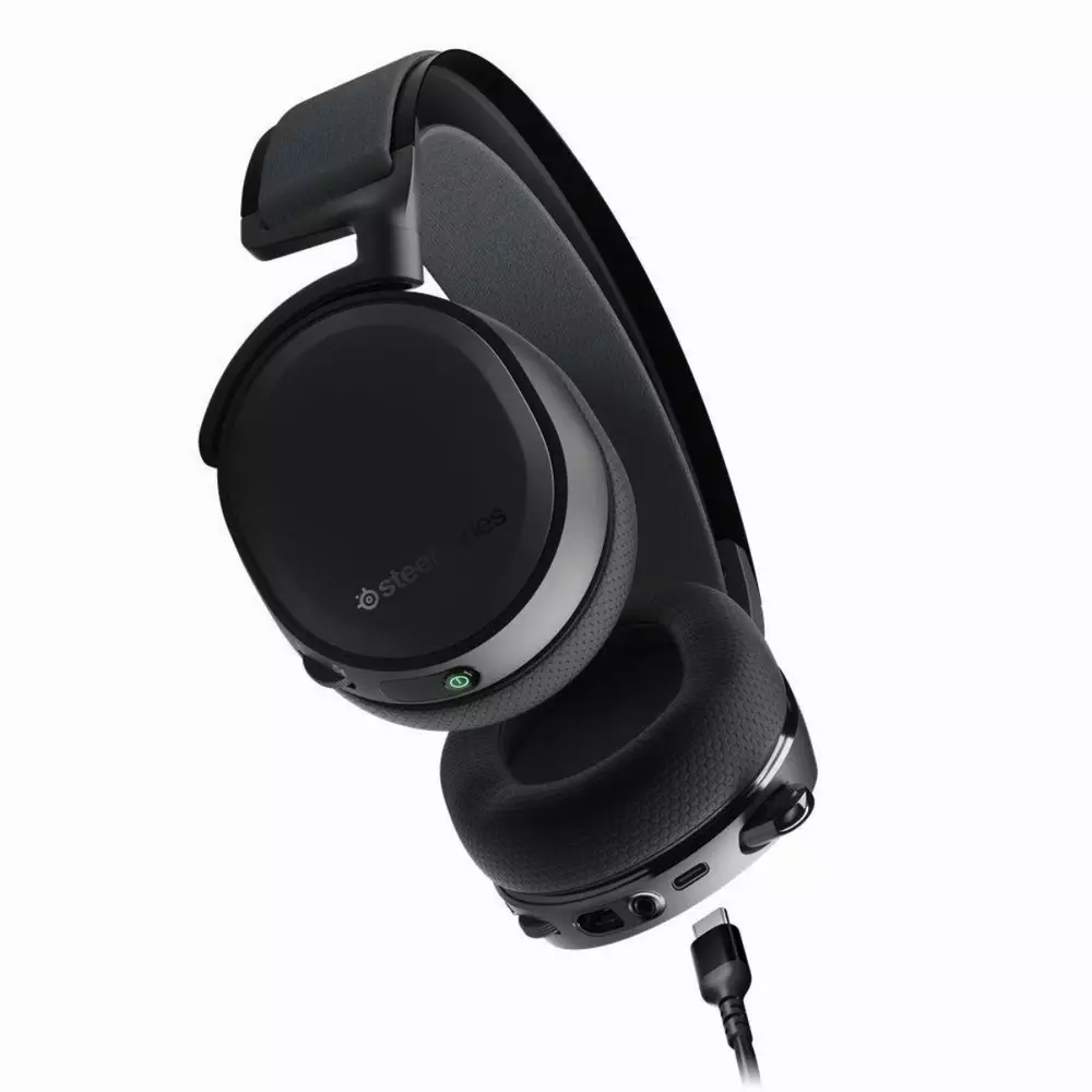 Геймърски слушалки SteelSeries Arctis 7+ Wireless Black