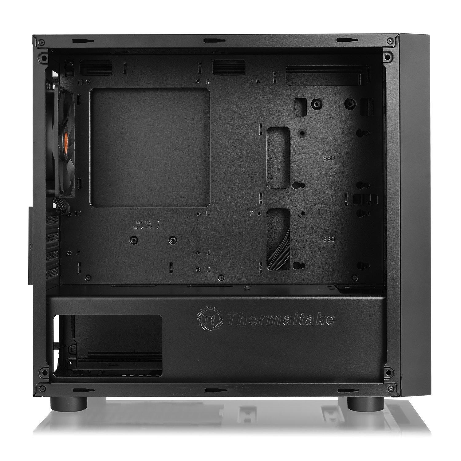 Кутия Thermaltake Versa H17 Micro Tower Black  - CA-1J1-00S1NN-00