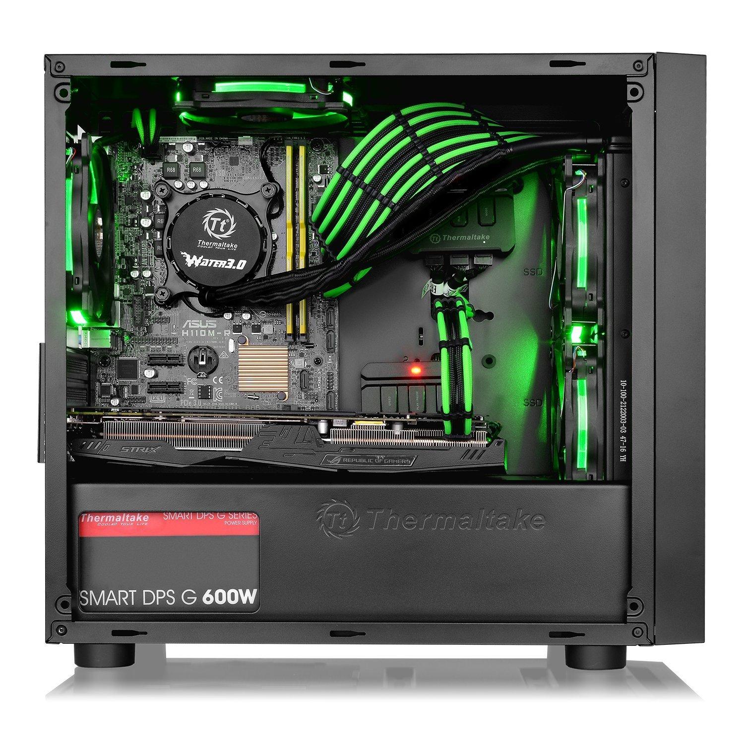 Кутия Thermaltake Versa H17 Micro Tower Black  - CA-1J1-00S1NN-00