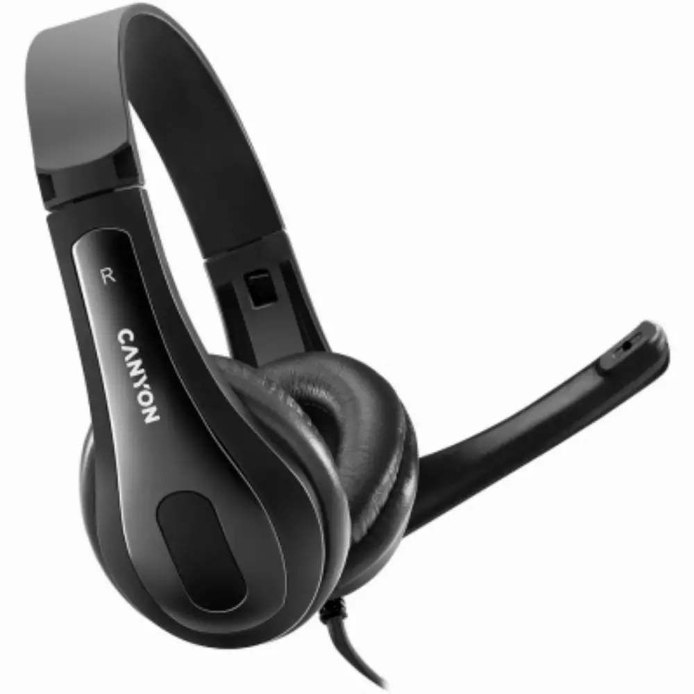 Слушалки CANYON CHSU-1 basic PC Headset With Microphone USB - CNS-CHSU1B