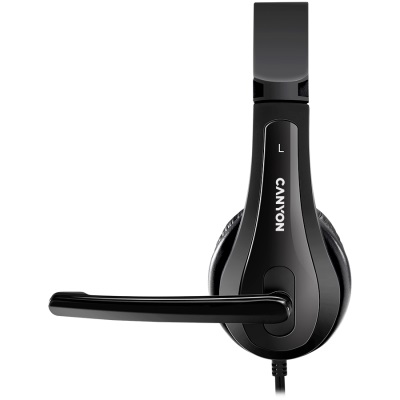 CANYON CHSU-1 basic PC Headset With Microphone USB - CNS-CHSU1B