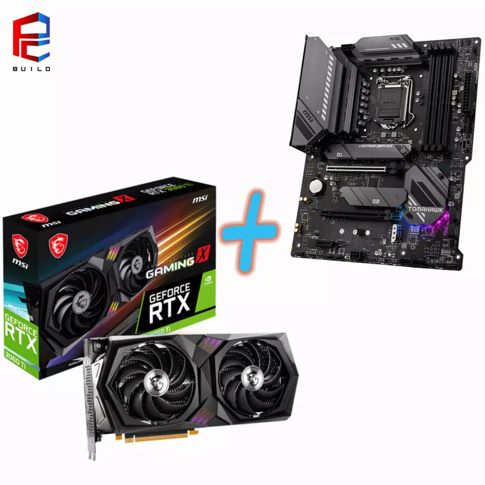 Комбо офертa - MSI GeForce RTX 3060 Ti GAMING X 8G LHR + MSI MAG B560 TOMAHAWK WIFI