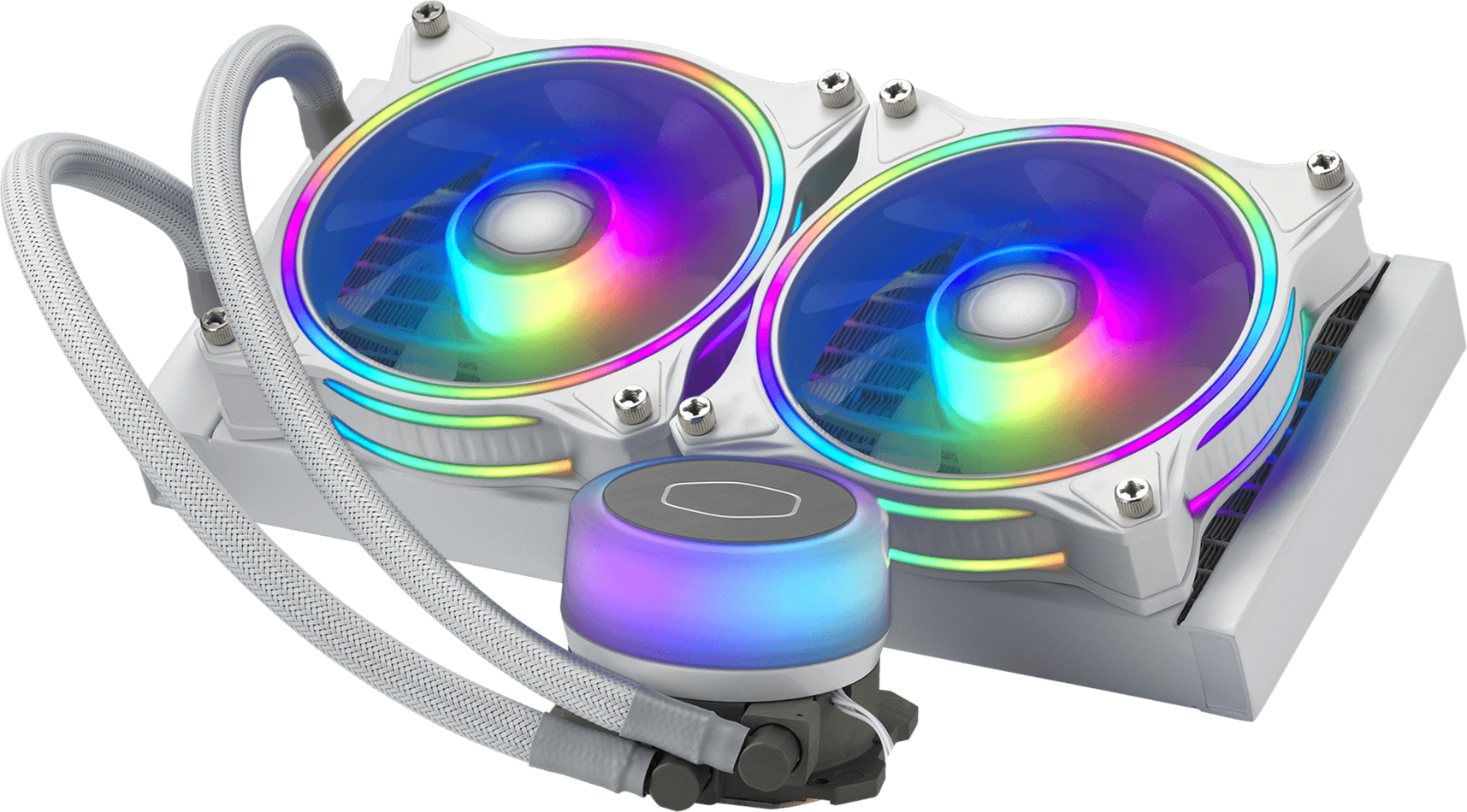 Воден охладител за процесор Cooler Master MasterLiquid ML240 Illusion White Edition