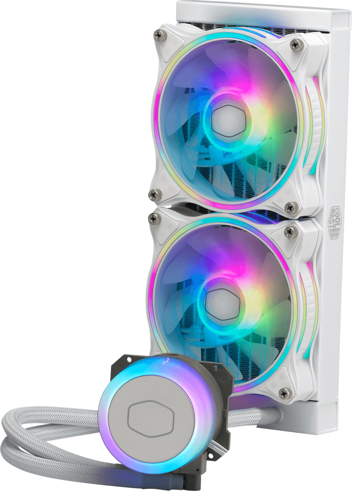 Воден охладител за процесор Cooler Master MasterLiquid ML240 Illusion White Edition