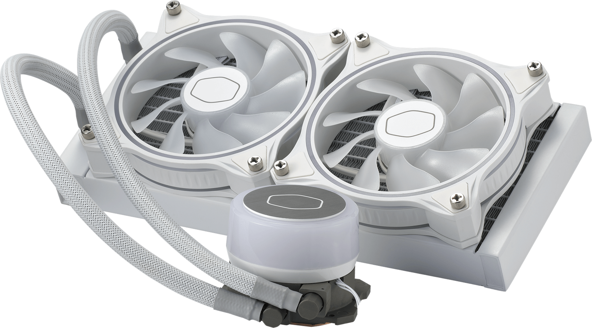 Воден охладител за процесор Cooler Master MasterLiquid ML240 Illusion White Edition