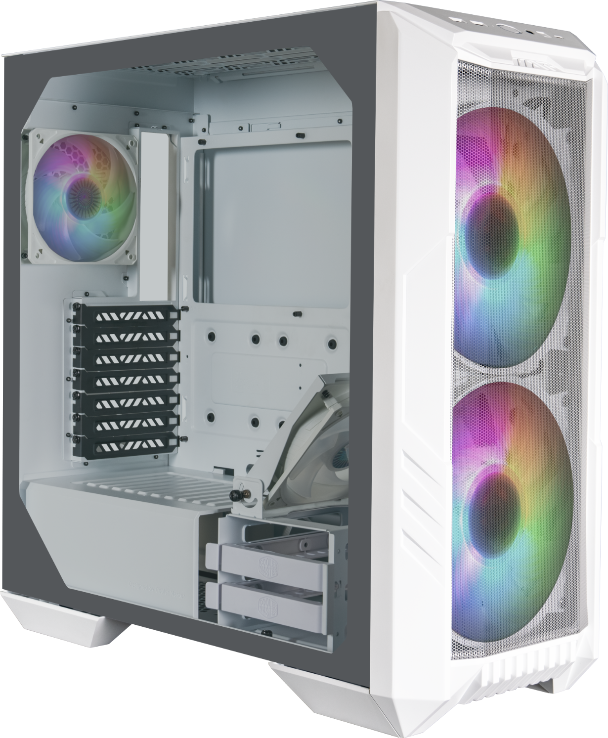 Кутия Cooler Master HAF 500 White - H500-WGNN-S00
