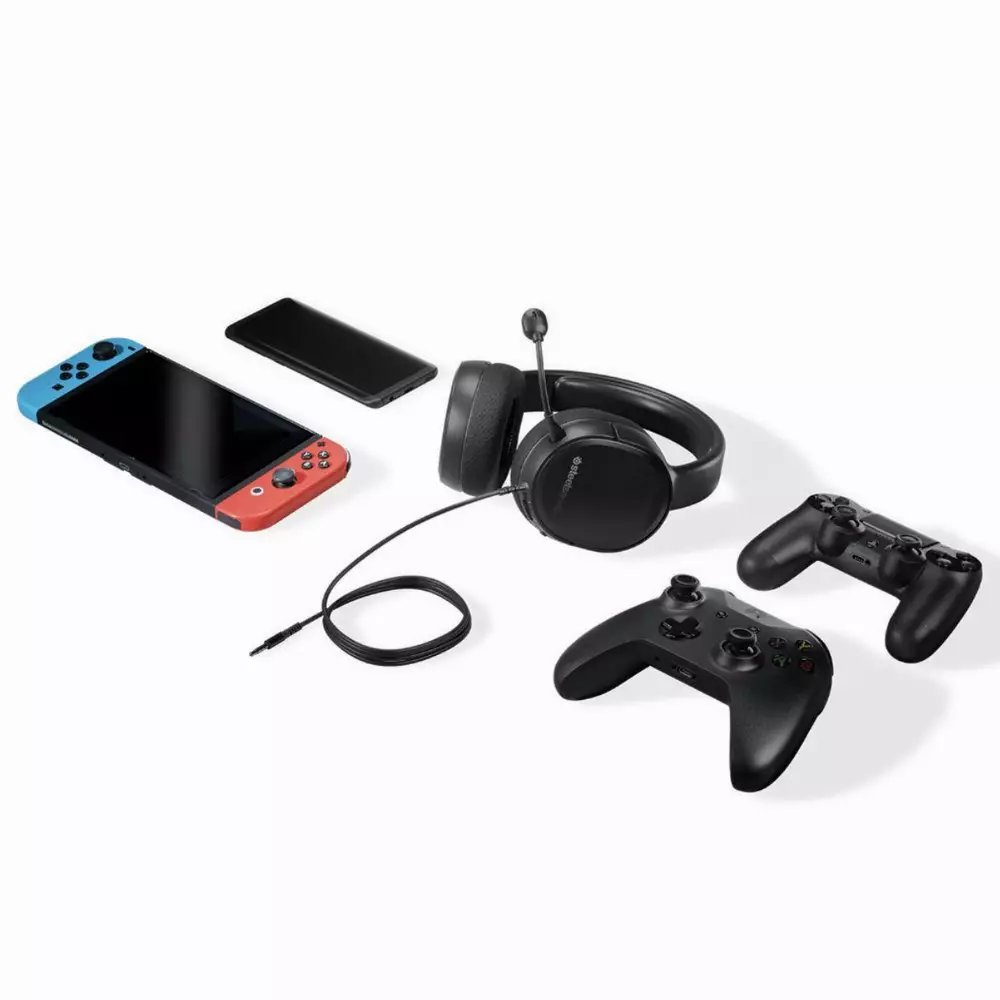 Геймърски слушалки SteelSeries Arctis 1 (PS5) Black
