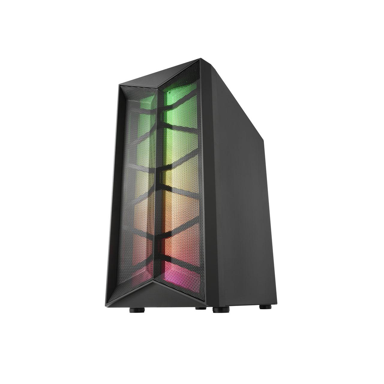 Кутия FSP CMT211 RGB TG Mid-Tower Black