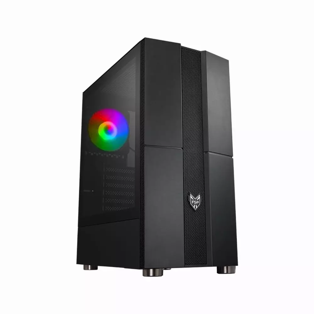 Кутия FSP CMT270 RGB TG Mid-Tower Black
