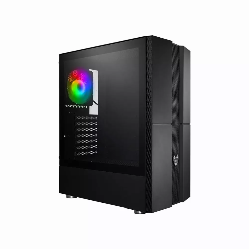 Кутия FSP CMT270 RGB TG Mid-Tower Black