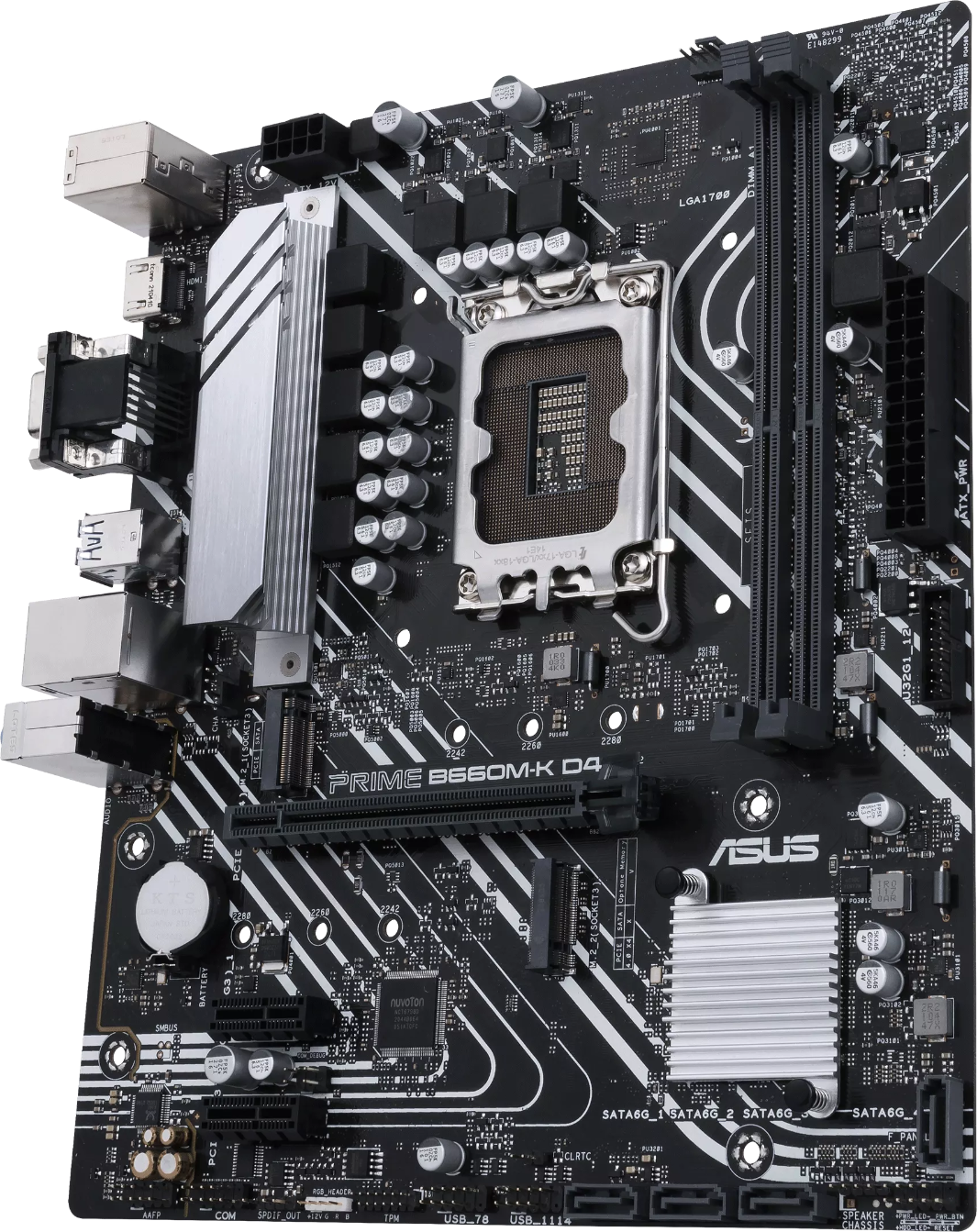 Дънна платка ASUS PRIME B660M-K D4 DDR4 LGA1700