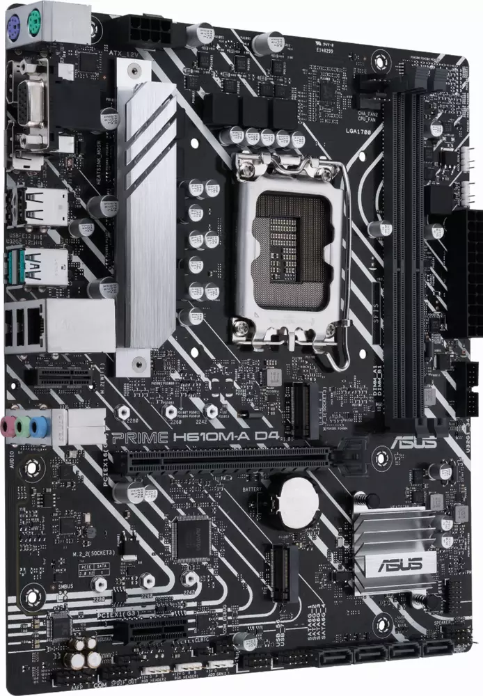 Дънна платка ASUS PRIME H610M-A D4 DDR4 LGA1700