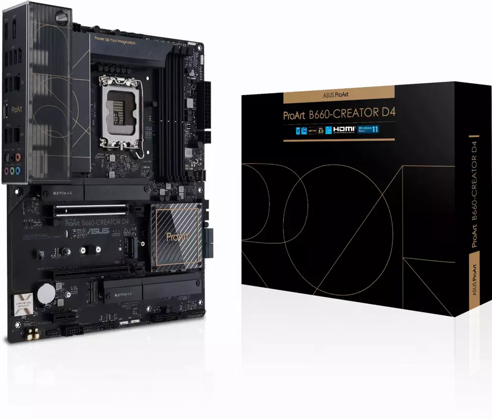 Дънна платка ASUS PROART B660-CREATOR D4 DDR4 LGA1700
