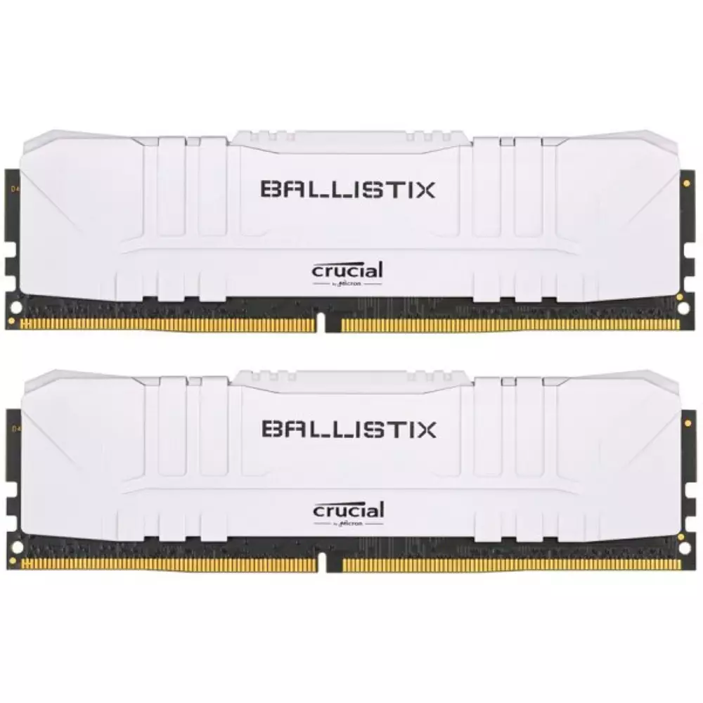 Μνήμη Crucial Ballistix 32GB (2x16GB) DDR4 3200MHz CL16 White - BL2K16G32C16U4W