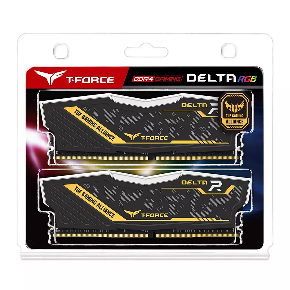 Памет Team Group Delta RGB TUF 16GB (2x8GB) DDR4 2933MHz CL16 - TF9D416G2933HC16CDC01
