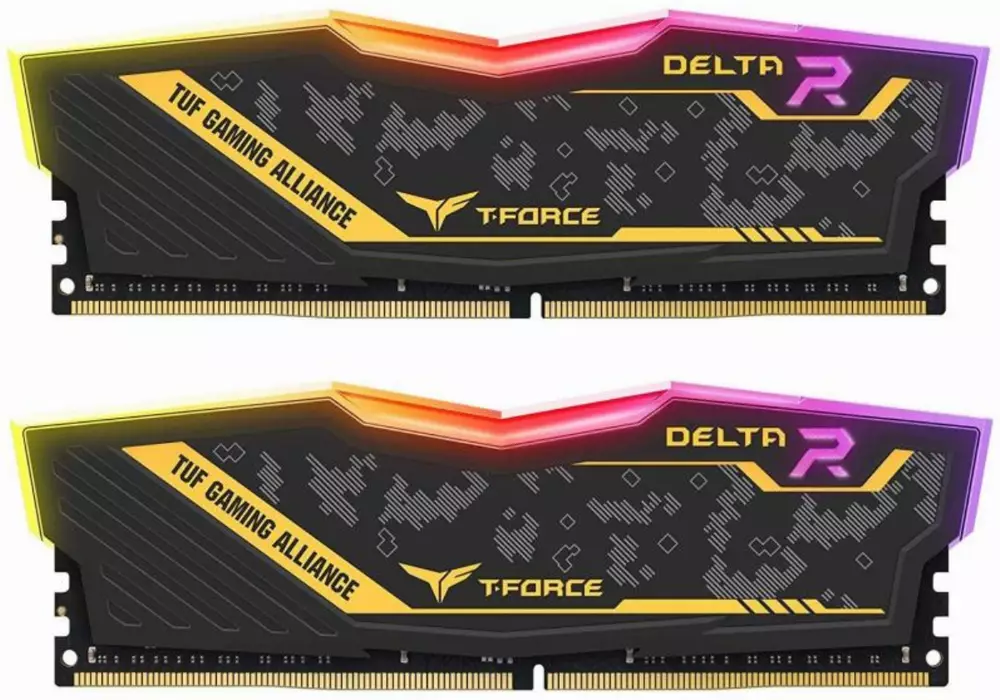 Памет Team Group Delta RGB TUF 16GB (2x8GB) DDR4 2933MHz CL16 - TF9D416G2933HC16CDC01