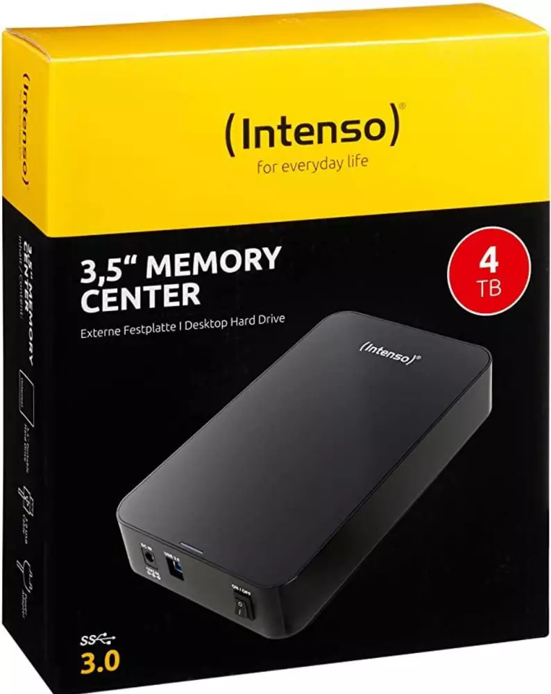 Външен диск Intenso 6TB 3.5" USB 3.0 Black 