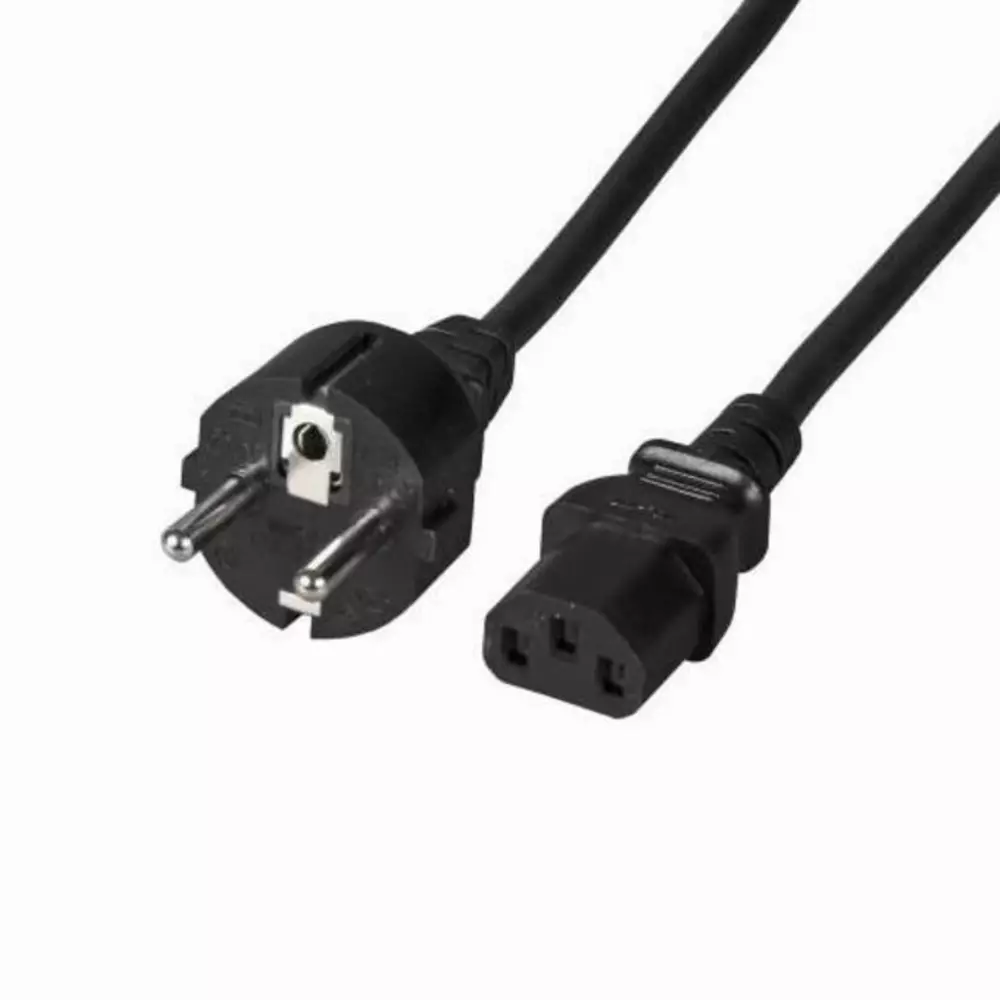 FSP Group power cable, Schuko, 3pin(IEC C5) female, 1.8m, Black