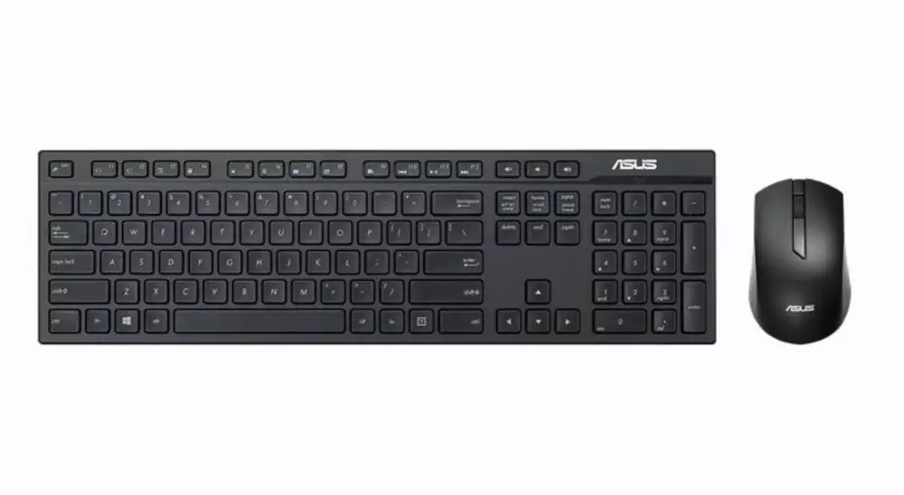 Ασύρματο σετ πληκτρολογίου και ποντικιού ASUS U2500 Wireless Black - 90XB0440-BKM010