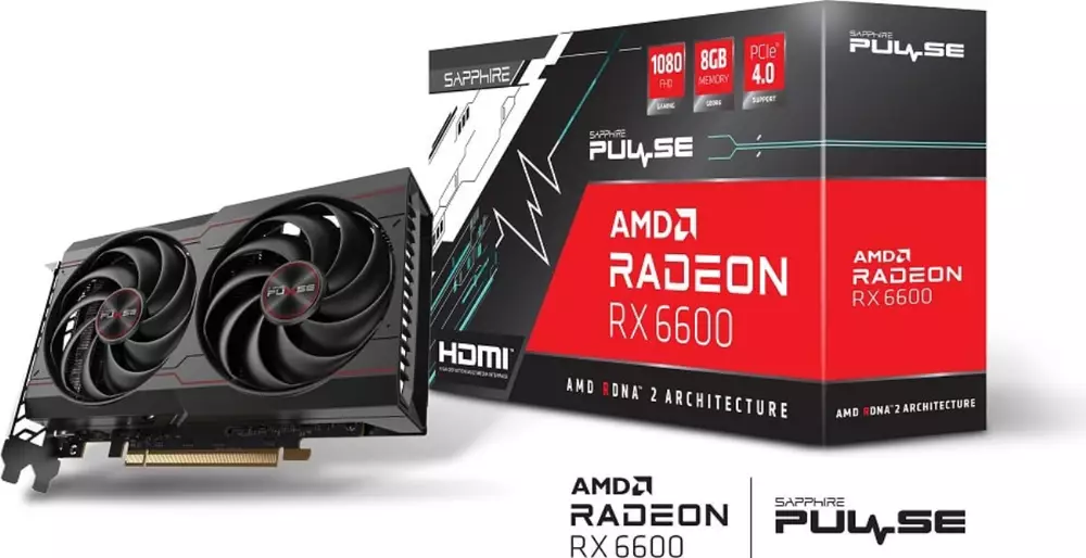 Видео карта Sapphire Pulse AMD Radeon RX 6600 GAMING 8GB 11310-01-20G