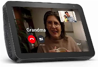 Смарт тонколона Amazon Echo Show 8, сензорен екран, гласов асистент, Черен