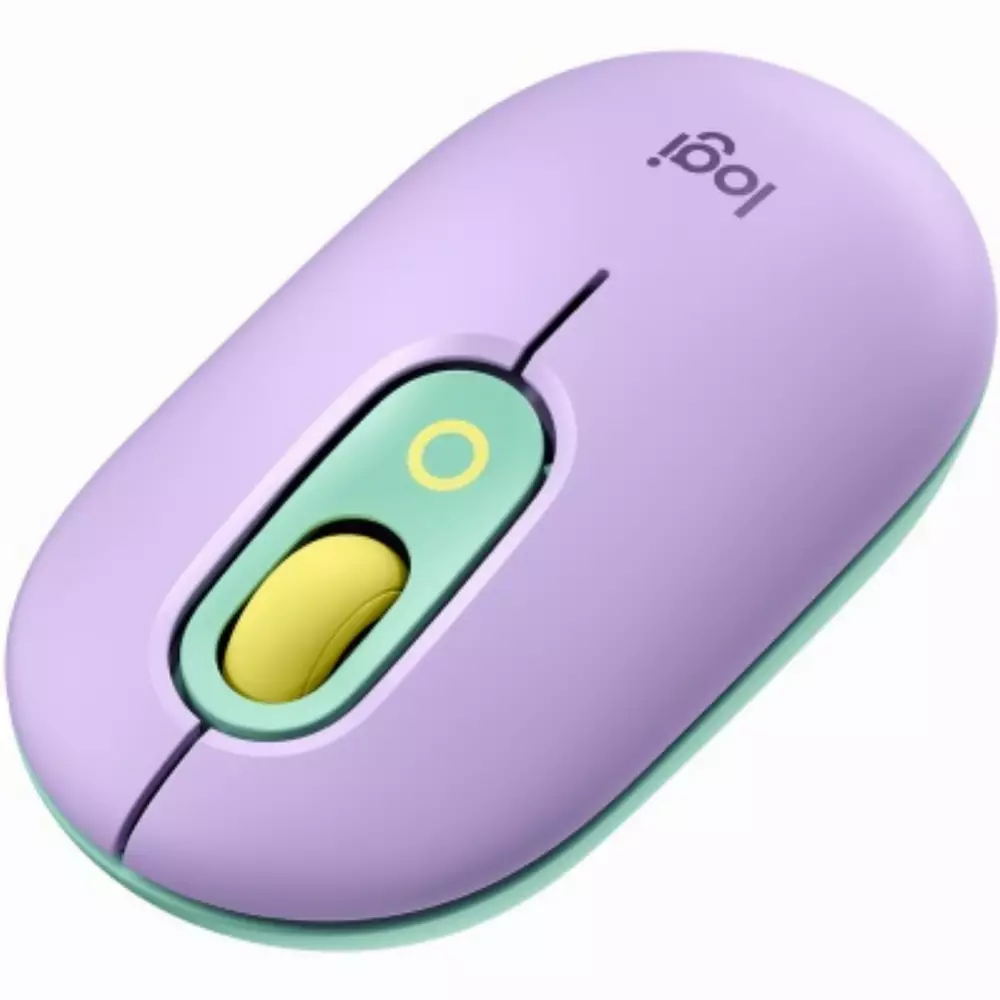 Безжична мишка Logitech POP Mouse emoji Daydream Mint Wireless - 910-006547