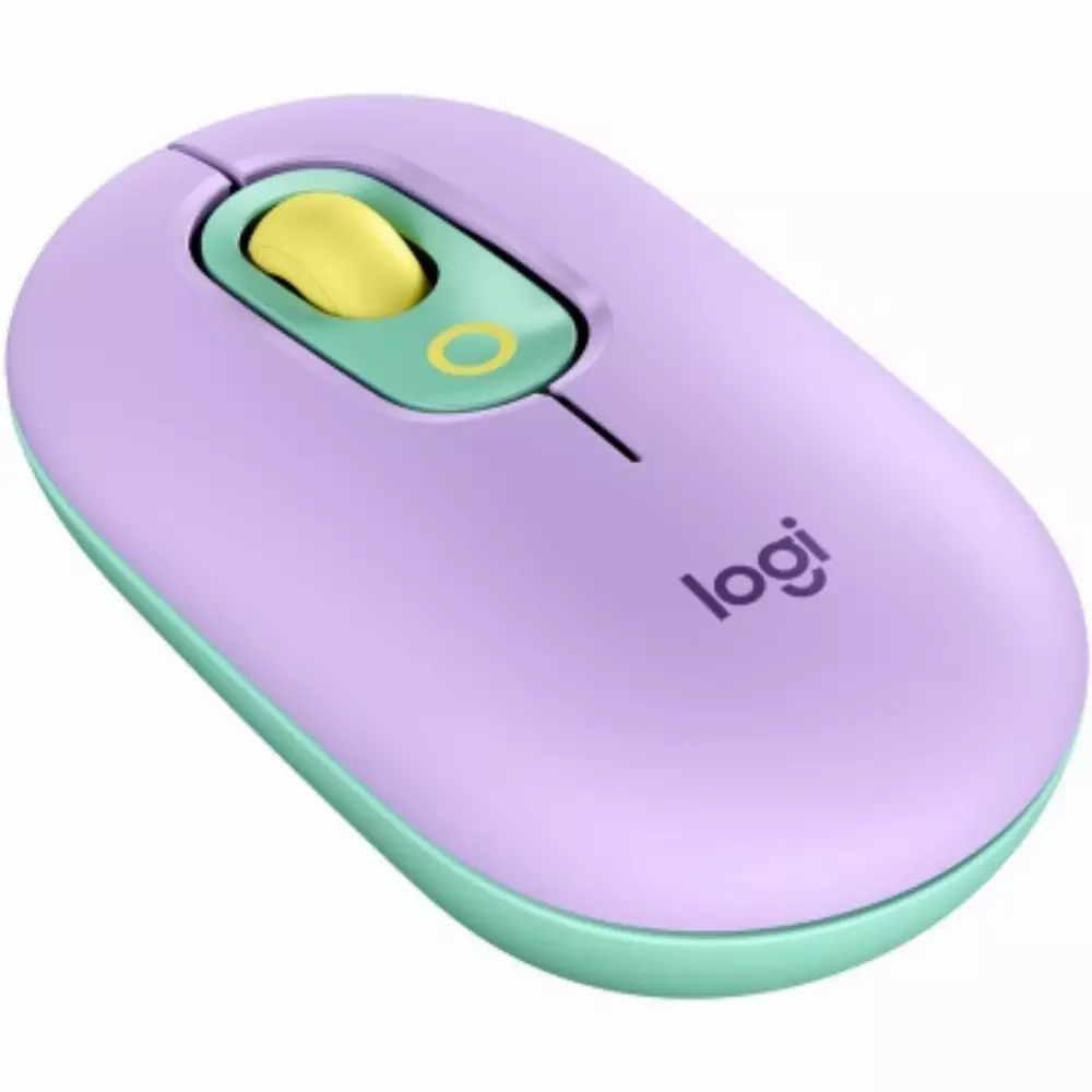 Безжична мишка Logitech POP Mouse emoji Daydream Mint Wireless - 910-006547
