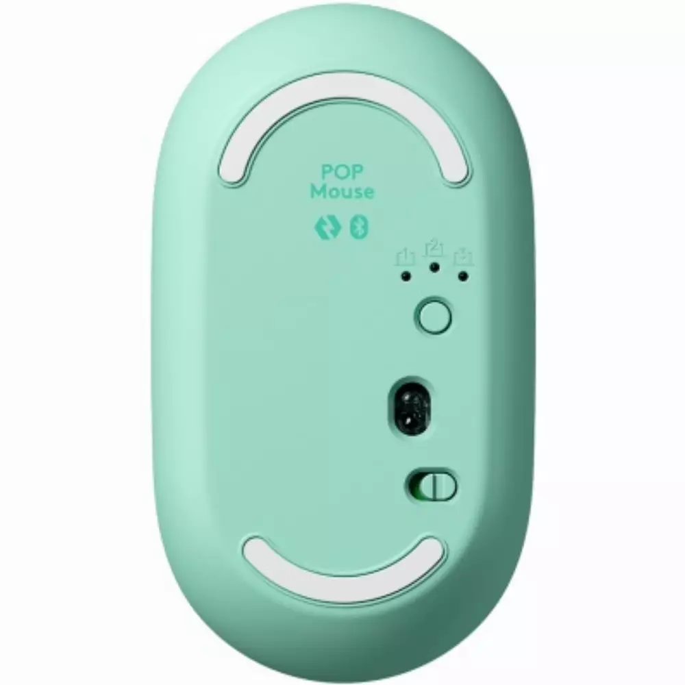 Безжична мишка Logitech POP Mouse emoji Daydream Mint Wireless - 910-006547