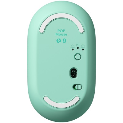 Безжична мишка Logitech POP Mouse emoji Daydream Mint Wireless - 910-006547