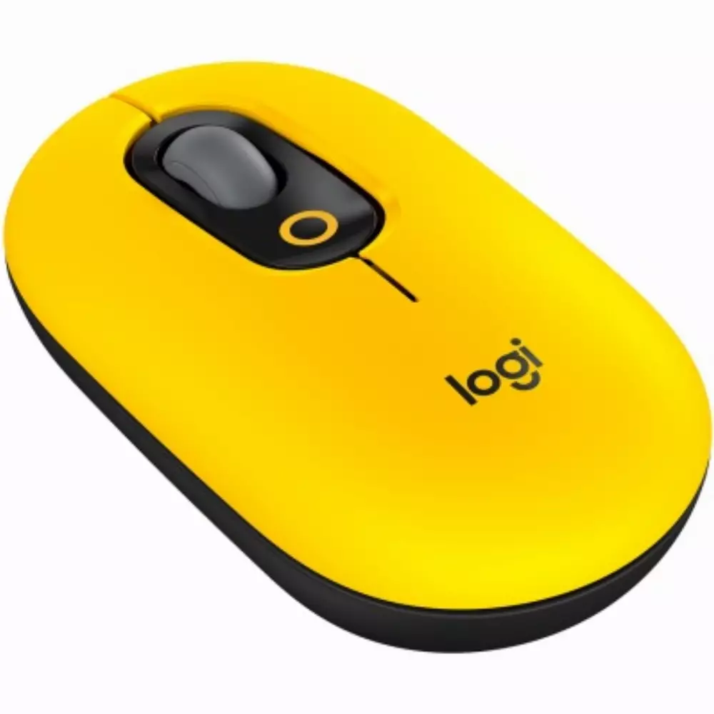 Мишка Logitech POP Mouse emoji Blast Yellow Wireless - 910-006546