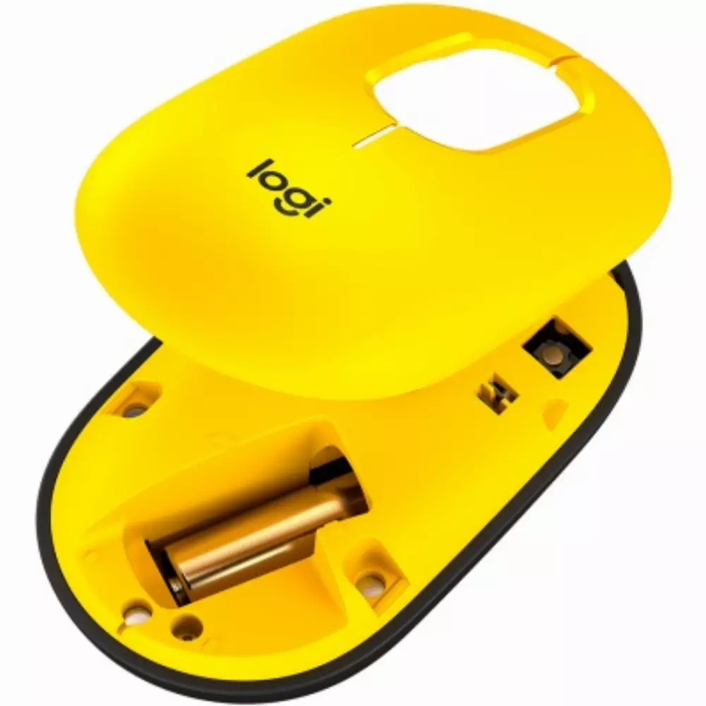 Мишка Logitech POP Mouse emoji Blast Yellow Wireless - 910-006546