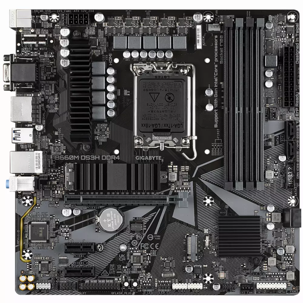 Дънна платка Gigabyte B660M DS3H LGA1700 DDR4