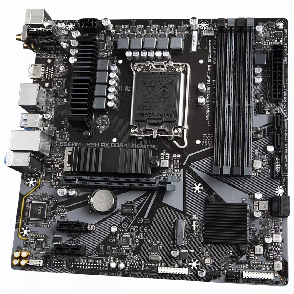 Дънна платка Gigabyte B660M DS3H AX WiFI 6 LGA1700 DDR4