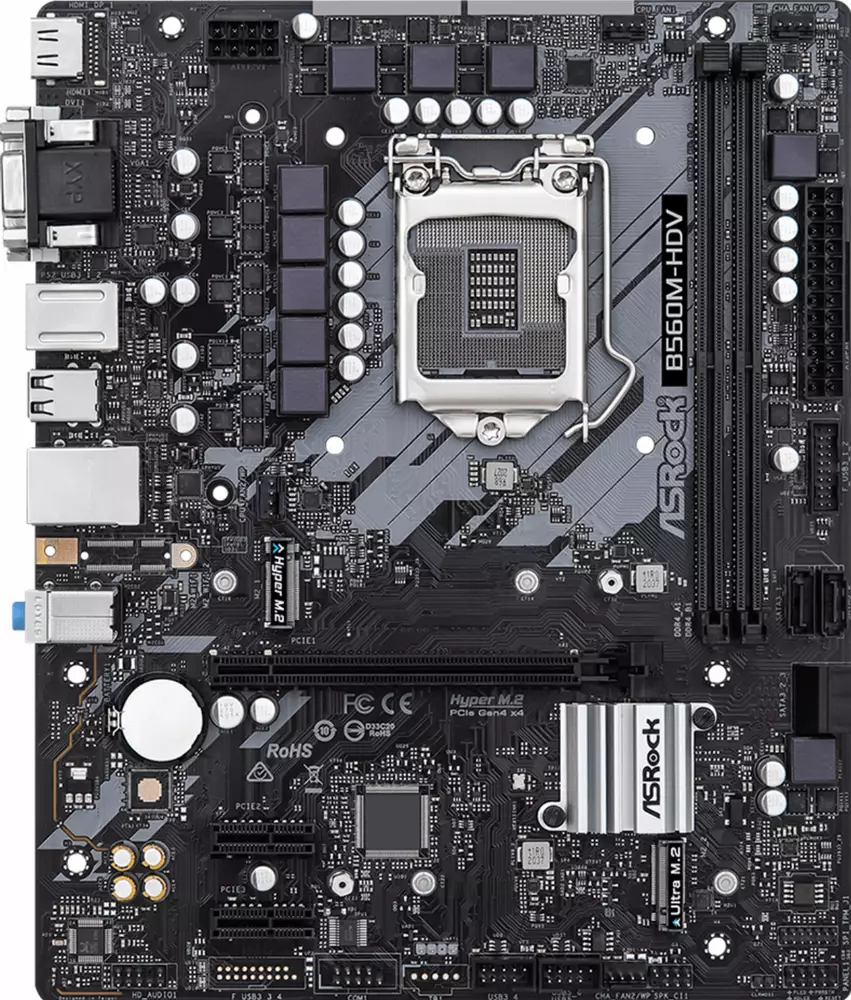 Дънна платка ASRock B560M-HDV R2.0 LGA1200 DDR4 